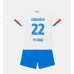 Tanie Strój piłkarski Barcelona Ilkay Gundogan #22 Koszulka Wyjazdowej dla dziecięce 2023-24 Krótkie Rękawy (+ szorty)